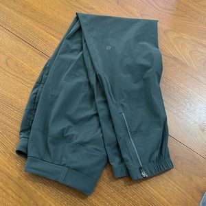 Green (Sage) Lululemon Surge Jogger, medium